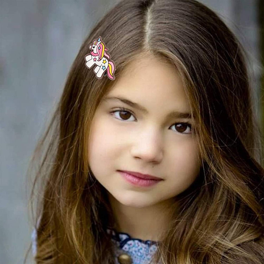 ANNACREATIONS 10 Pcs Ice Cream Shape Hair Clips for Girls and Kids