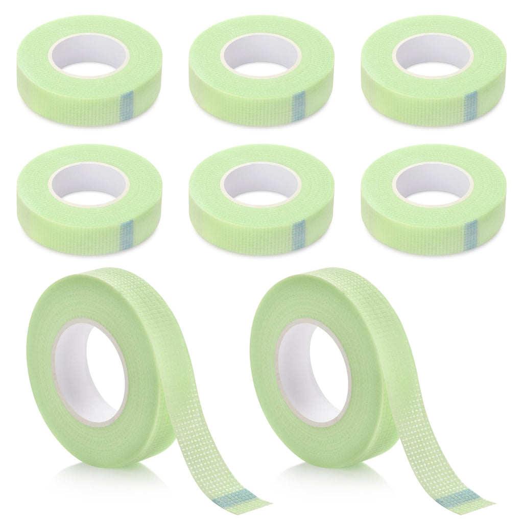 AHHALFFY Eyelash Tape 8 Rolls Lash Tape for Eyelash Extensions, Flexible & Super Thin, 0.5 Inch x 10 Yards, Easy to Tear, Perfect for Lash Extensions, Makeup, Salons & DIY Beauty