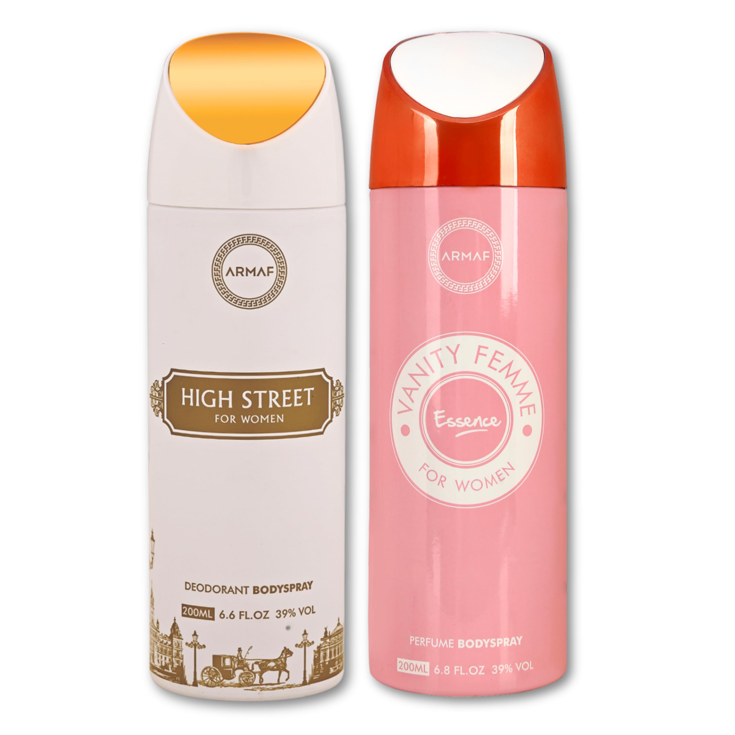 ARMAF High Street & Vanity Femme Essence Liquid Deodorant For Women - 200Ml Each (Pack Of 2) | Ideal For Gifting | Everyday Use