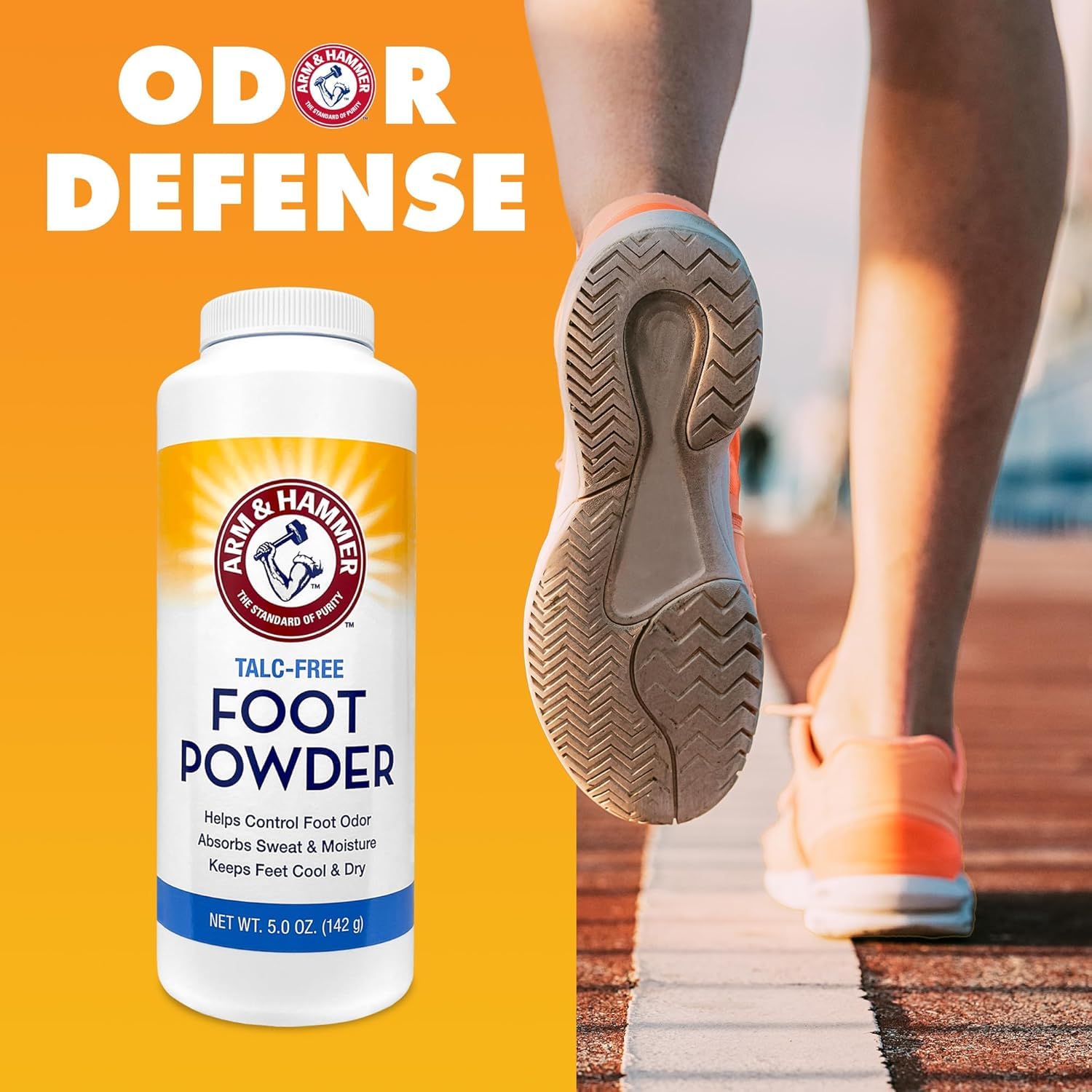 Arm & Hammer Talc-Free Foot Powder 5.0 OZ (Pack of 2)