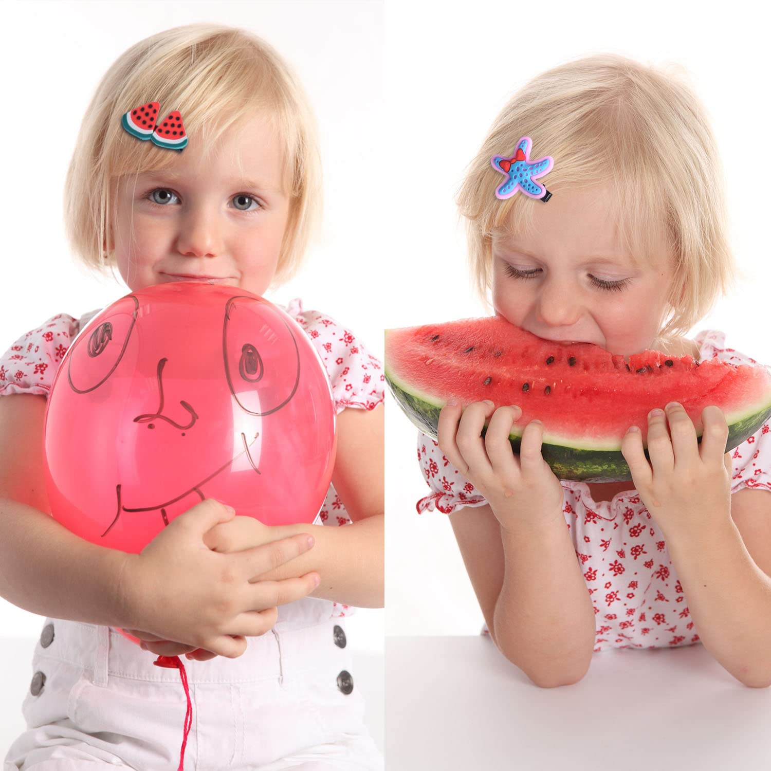 42 Pieces Baby Hair Clips, Hair Pin, Barrettes for Girls, Toddler Girls Hair Accessories, Kids Hair Clips for Styling, Flower Rainbow Candy Fruits Butterfly Hair Barrettes