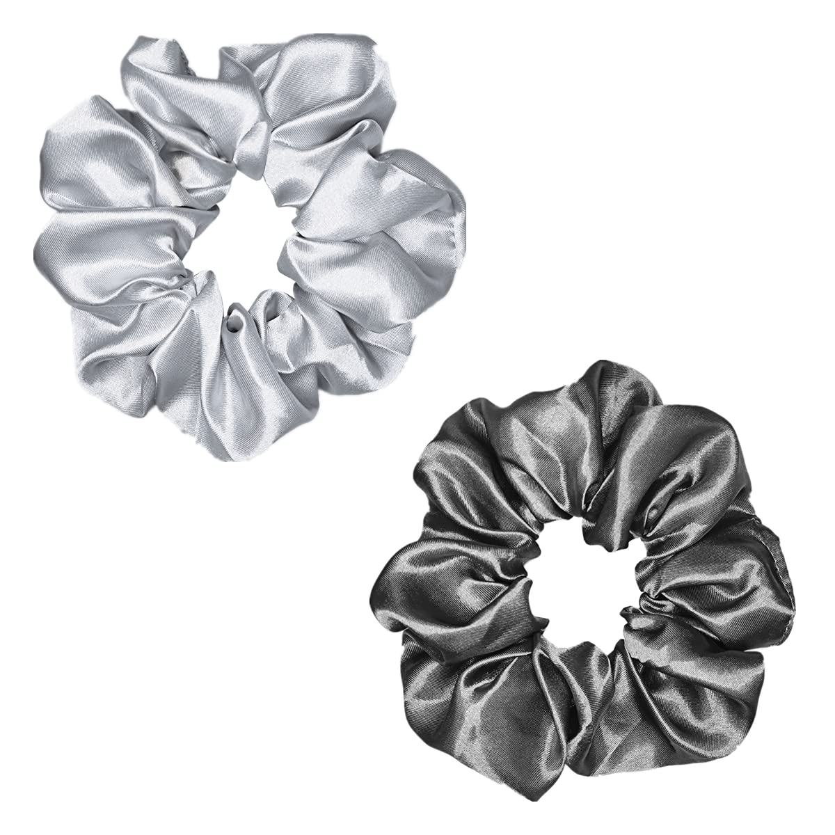 12 Pcs Hair Scrunchies Hair Ties Fashion Hair Bands Hair Bow Ropes Hair Elastic Bracelet Ponytail Holders Hair Accessories for Women and Girls (4.5 Inch, Multi-colored)