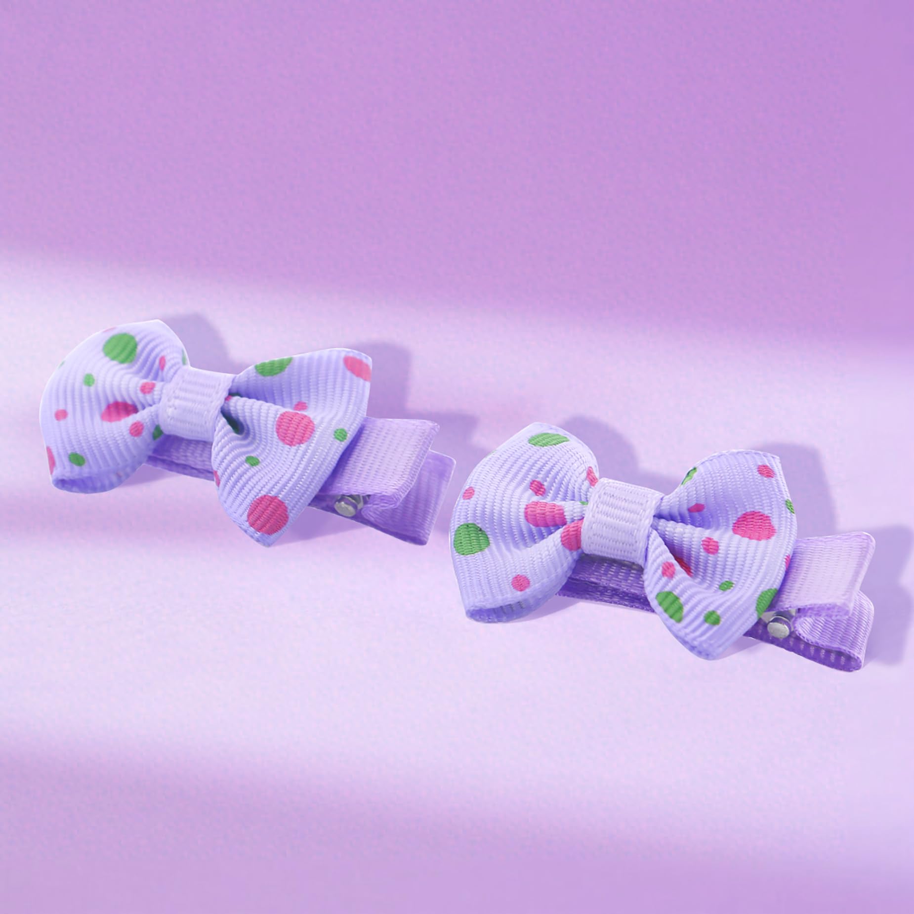 60Pcs Baby Girl Hair Bows 1.6 inch Mini Tiny Small Fully Lined Clips for Infant Toddlers (30 pairs)