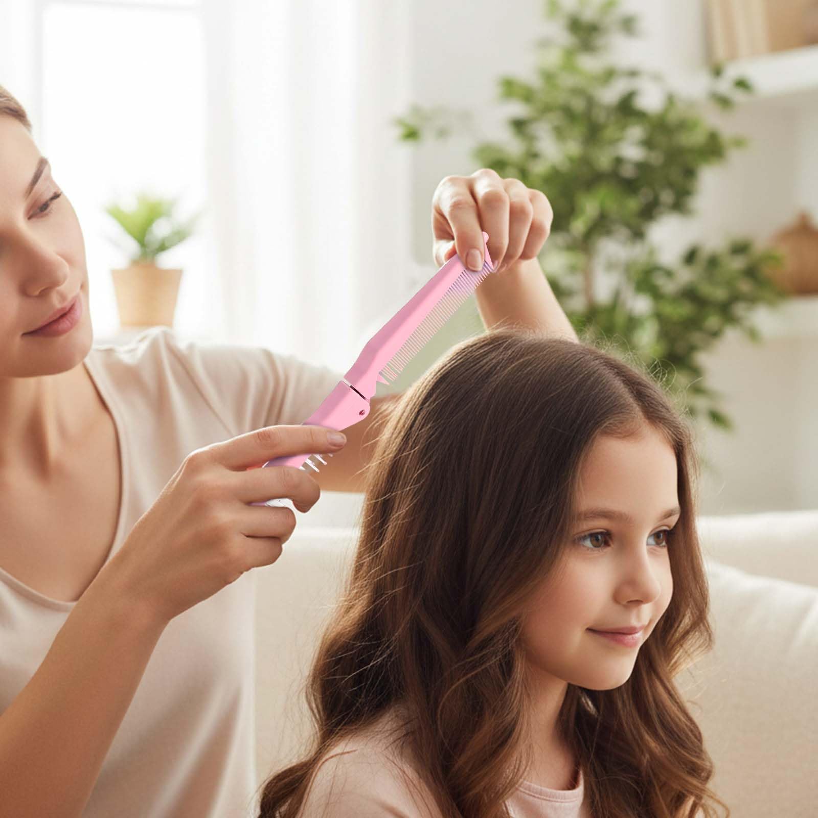 2 Pack Travel Comb for Women Mini Folding Combs Double Headed Small Pocket Combs Protable Folding Comb for Purse Bags Porket Anti-Static Hair Brush for Women Men All Hair Types