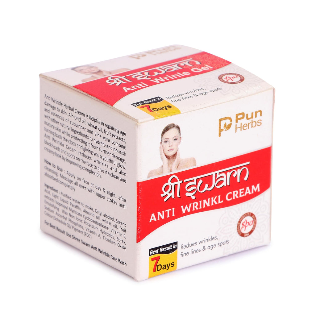 Anti-Wrinkle Cream For Men/Women With Aloevera & Grapes | Reduce Wrinkles, Fine Lines & Age Spots (15g)