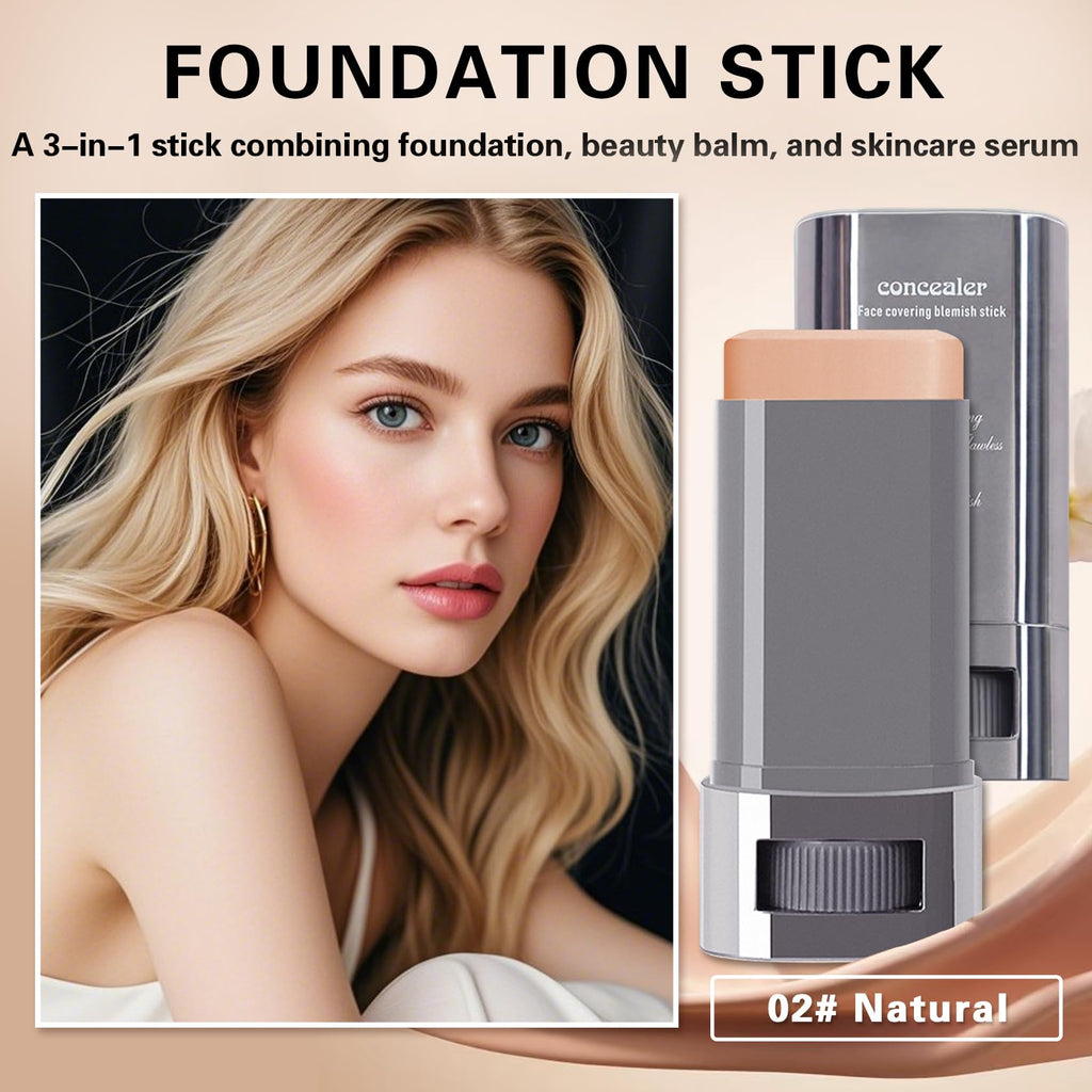 AOAZXBB Splendor Serum Boosted Skin Tint Stick Beauty Balm Lightweight Moisturizing Foundation Contour Stick for Natural Makeup