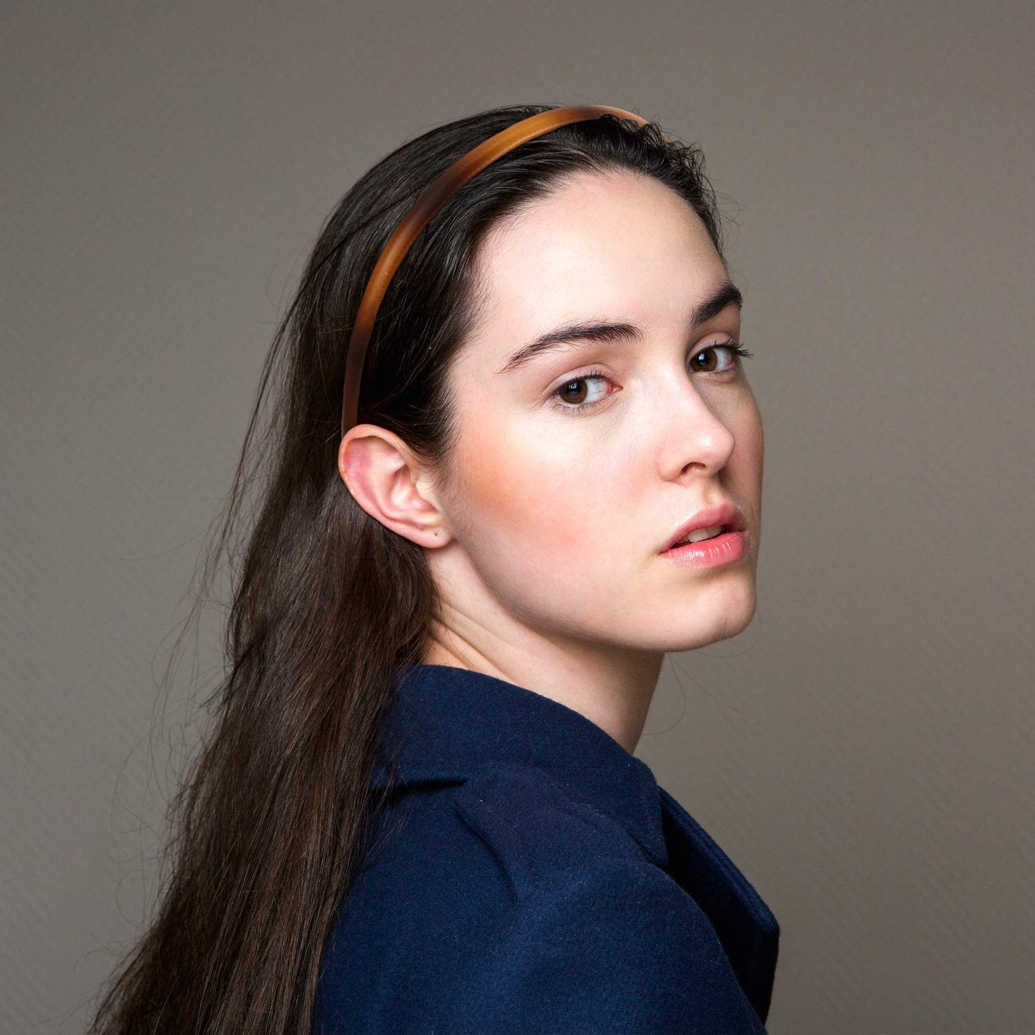 ANNA CREATIONS® 6 PCS Hair Accessories Korean Style shell & black Plastic Hairband Headband combo set for Girls and Woman