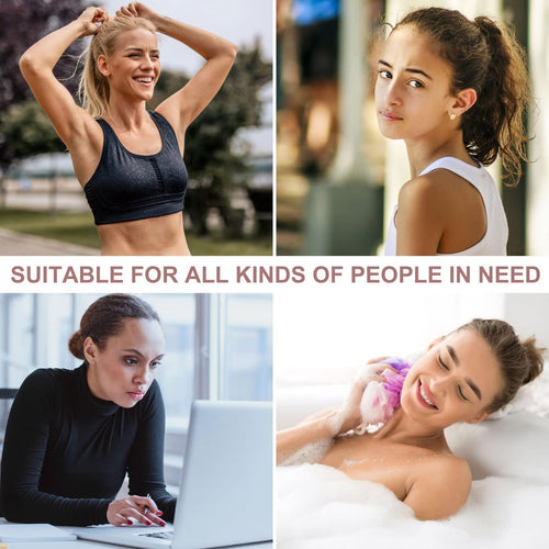 100 Pcs Thick Seamless Brown Hair Ties, Ponytail Holders Hair Accessories No Damage for Thick Hair (Natural Colors)