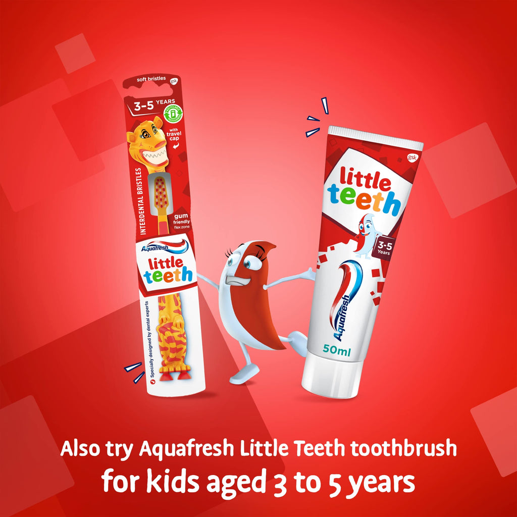 Aquafresh Little Teeth Toothpaste (3-5Y) - 50Ml - Cavity Protection, 1 Piece