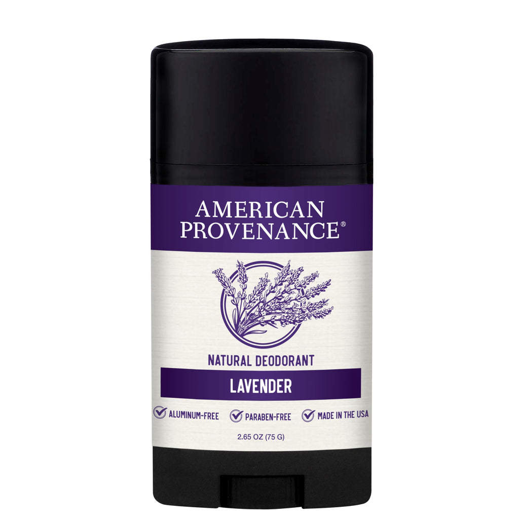 American Provenance Natural Deodorant, Lavender, 2.75 oz/75 gr