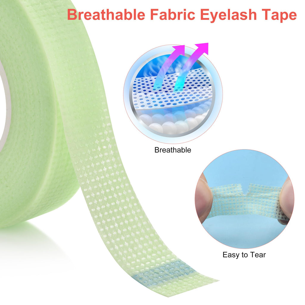 AHHALFFY Eyelash Tape 8 Rolls Lash Tape for Eyelash Extensions, Flexible & Super Thin, 0.5 Inch x 10 Yards, Easy to Tear, Perfect for Lash Extensions, Makeup, Salons & DIY Beauty