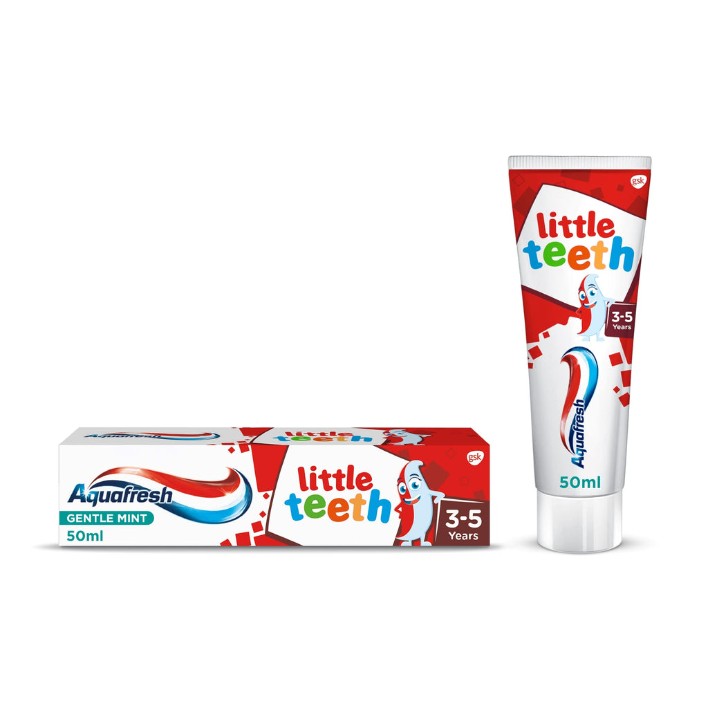 Aquafresh Little Teeth Toothpaste (3-5Y) - 50Ml - Cavity Protection, 1 Piece