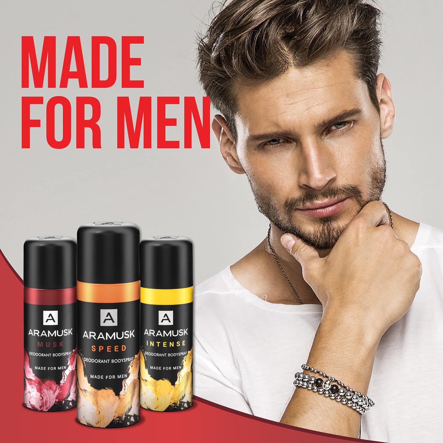 Aramusk Speed Deodorant for Men| Sportswear Body Spray for Men| Long Lasting Fragrance| 150ml