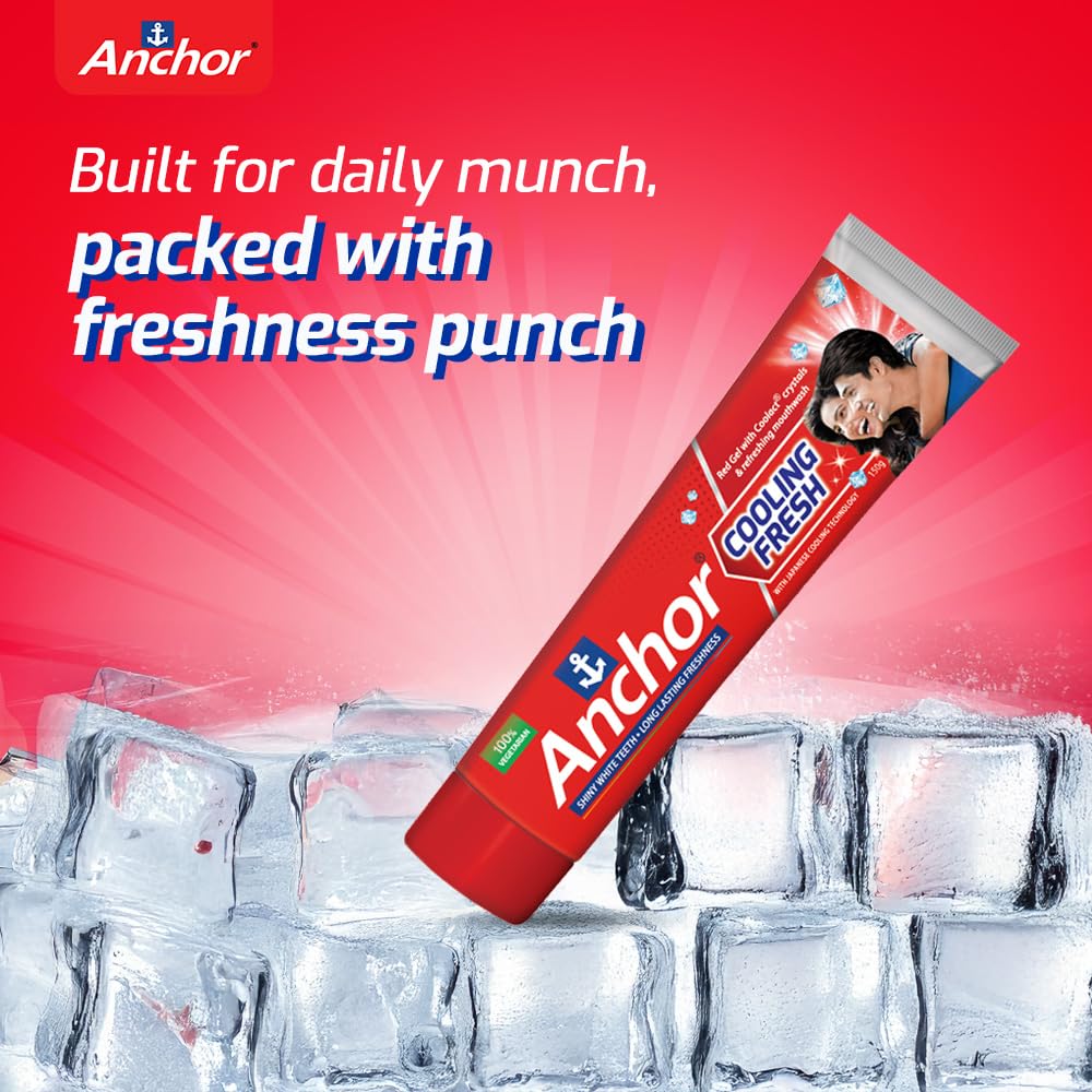 Anchor Red Cooling Fresh Gel Toothpaste 300Ggm (150gx2)