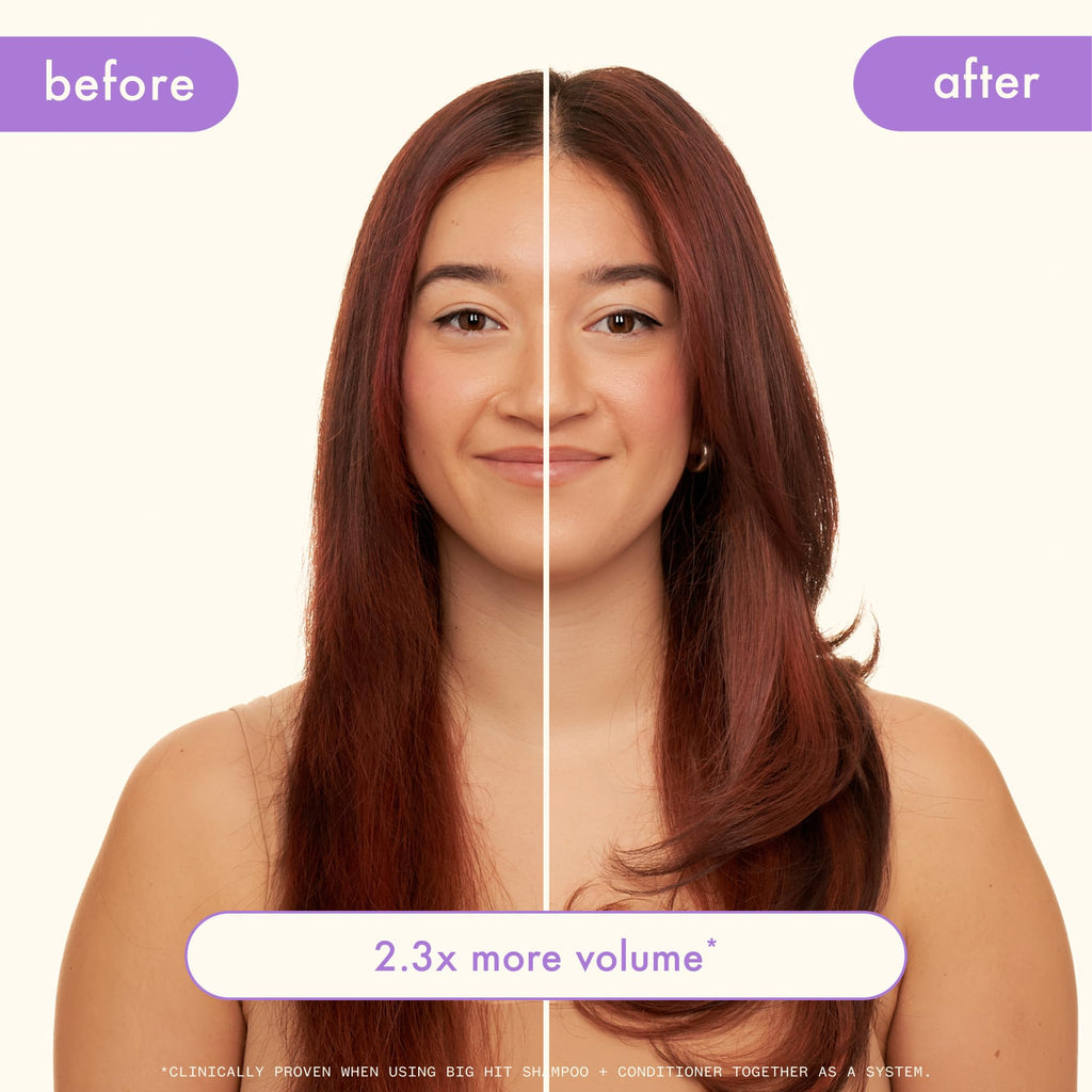 amika big hit volumizing shampoo, 275ml