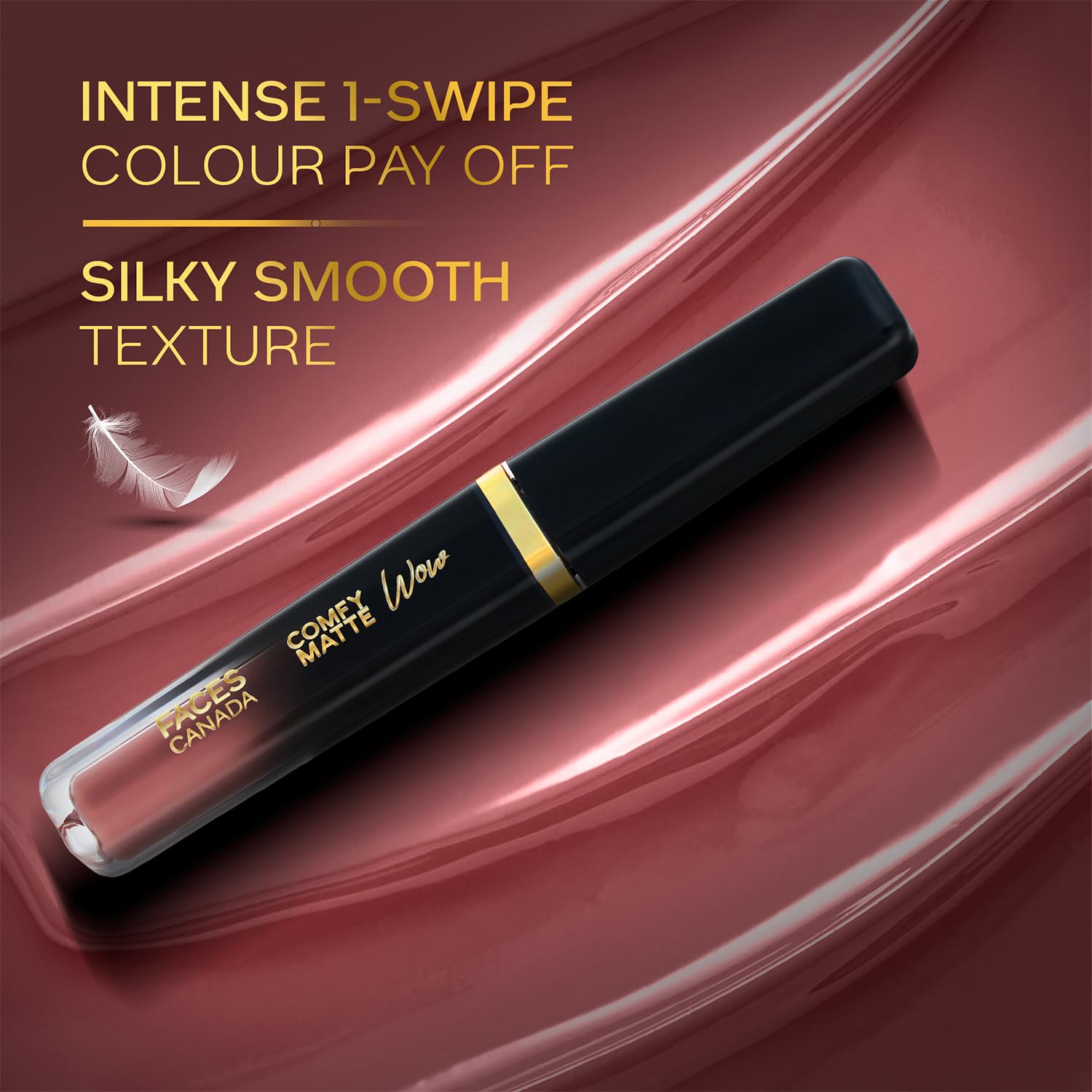 FACES CANADA Matte Mania Makeup Kit - Kajal (0.35g) + Lipstick (3.8ml) + Compact (9g) + Mascara (9.5ml) + Beauty Blender | Pack of 5 | Makeup Kit For Women