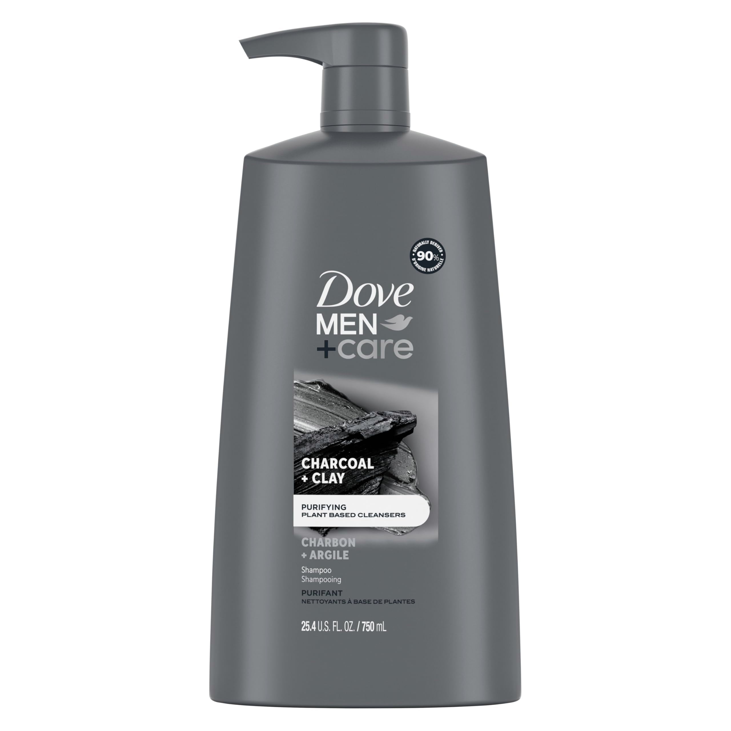 100% recycled & recyclable plastic bottle. Cruelty-free shampoo. Globally, Dove does not test on animals.