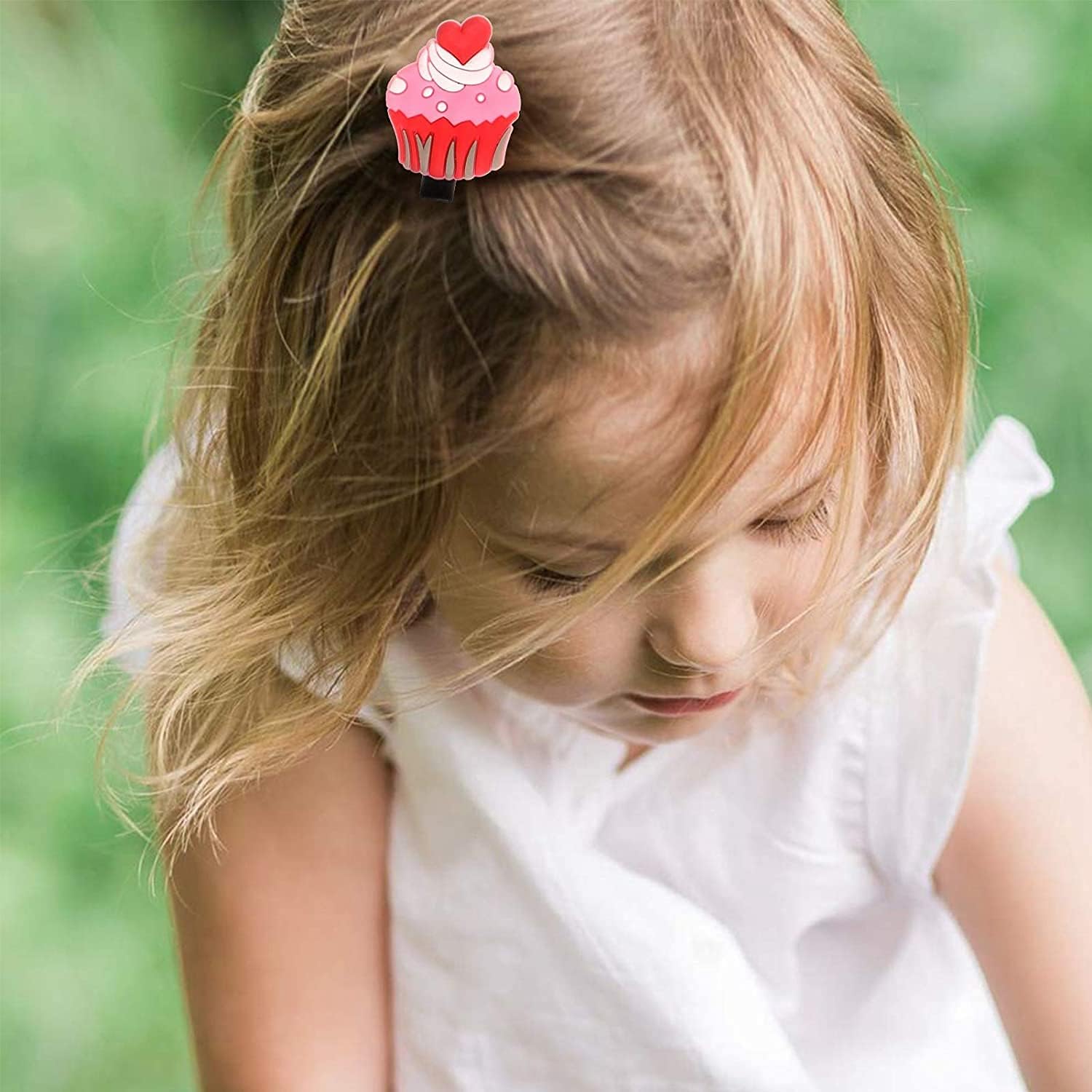 ANNACREATIONS 10 Pcs Ice Cream Shape Hair Clips for Girls and Kids