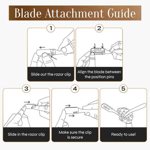100 BLADES + FacÃƒ³n Professional Classic Japanese Straight Edge Feather Barber Razor - Salon Quality Cut Throat Shavette