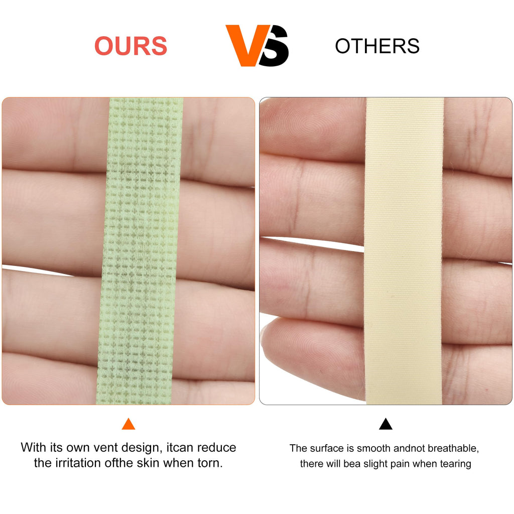 AHHALFFY Eyelash Tape 8 Rolls Lash Tape for Eyelash Extensions, Flexible & Super Thin, 0.5 Inch x 10 Yards, Easy to Tear, Perfect for Lash Extensions, Makeup, Salons & DIY Beauty