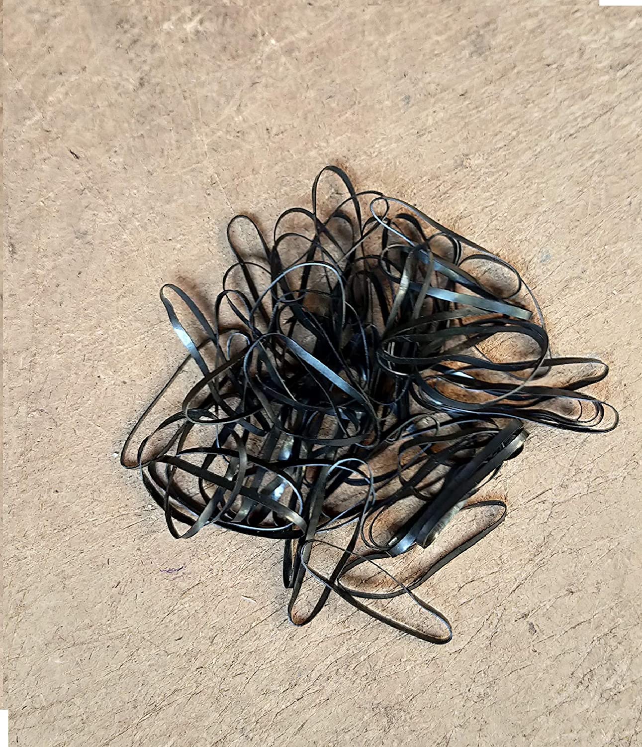 advancedestore Small Elastics Stretchy Hair Tie Ponytail Hair Rubber Band Holder for Women (Black)- (Pack of 240)