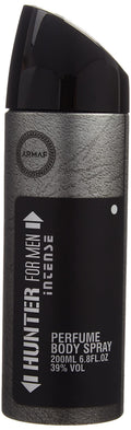 Armaf Hunter Intense Deodorant Body Spray For Men 200ml, Luxury Long Lasting Fragrance for Classy, Mature and Sleek Personality, Best For Gifting Purpose, Everyday Use, Gentlemen's Mood