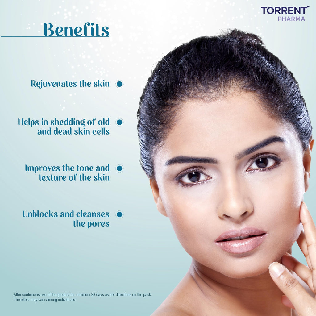 Ahaglow Advanced Face Wash Gel 200g with AHA(1% Glycolic Acid) Glow Bombs| Jojoba & Tea Tree Oil | Allantoin, Vitamin E & Oak bark Extract | No.1 Dermatologist Prescribed AHA Brand - By Torrent Pharma