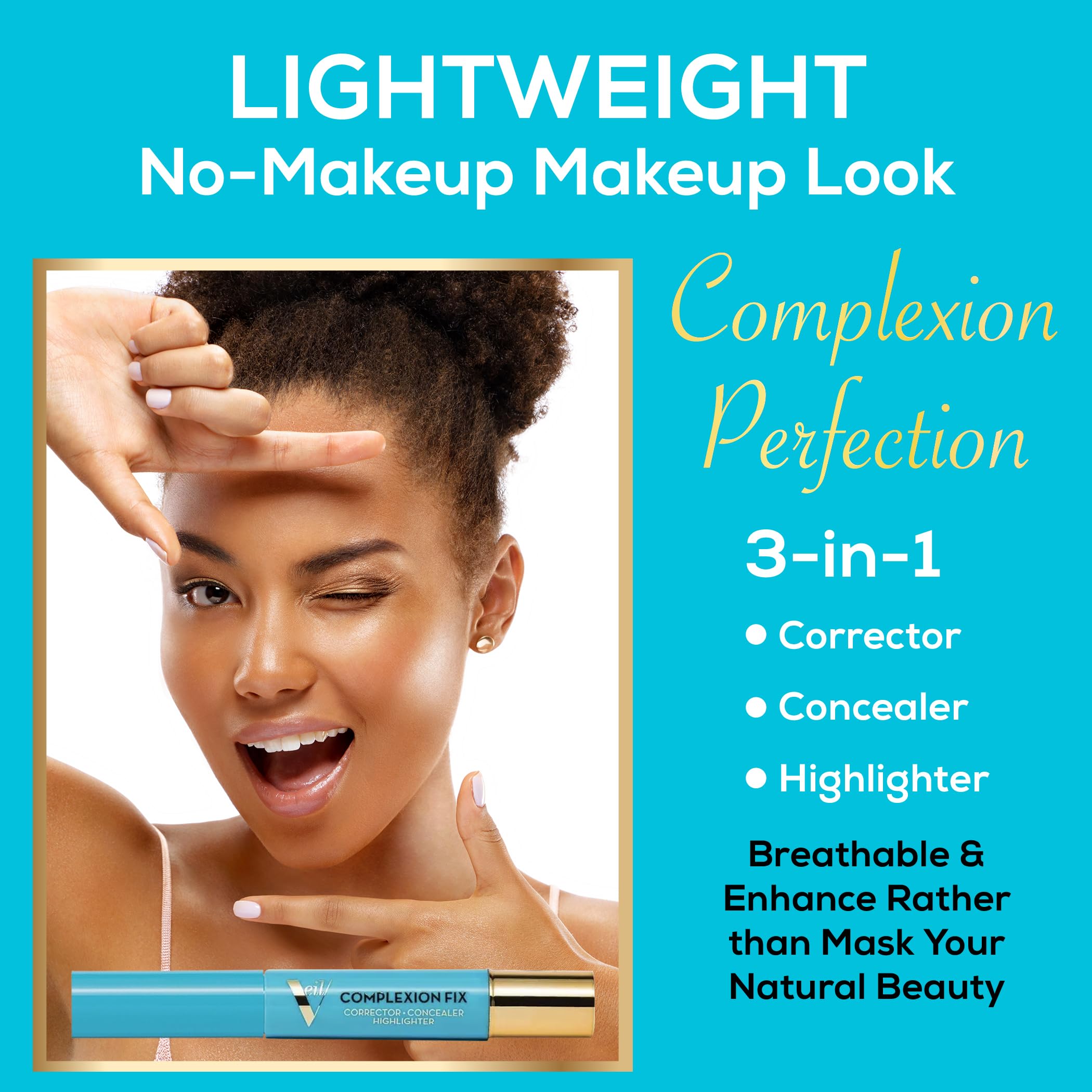 1N Porcelain Neutral : Veil Cosmetics Complexion Fix Concealer - Porcelain