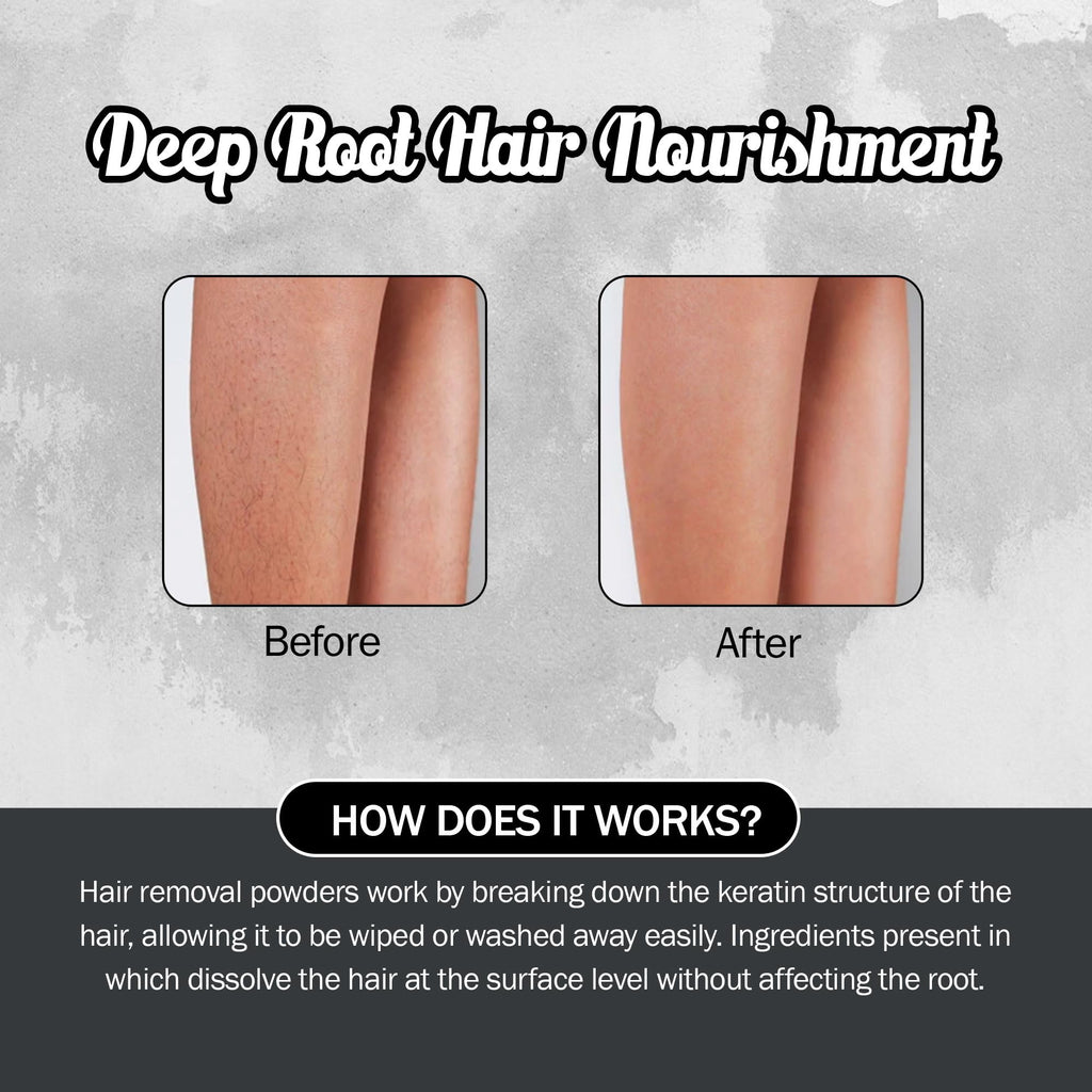 7DAYSNATURAL Hair Removal powder for Women for Hair Removal, Hair Removal Powder for Women, Herbal Wax Powder for Hair Removal (100gm)