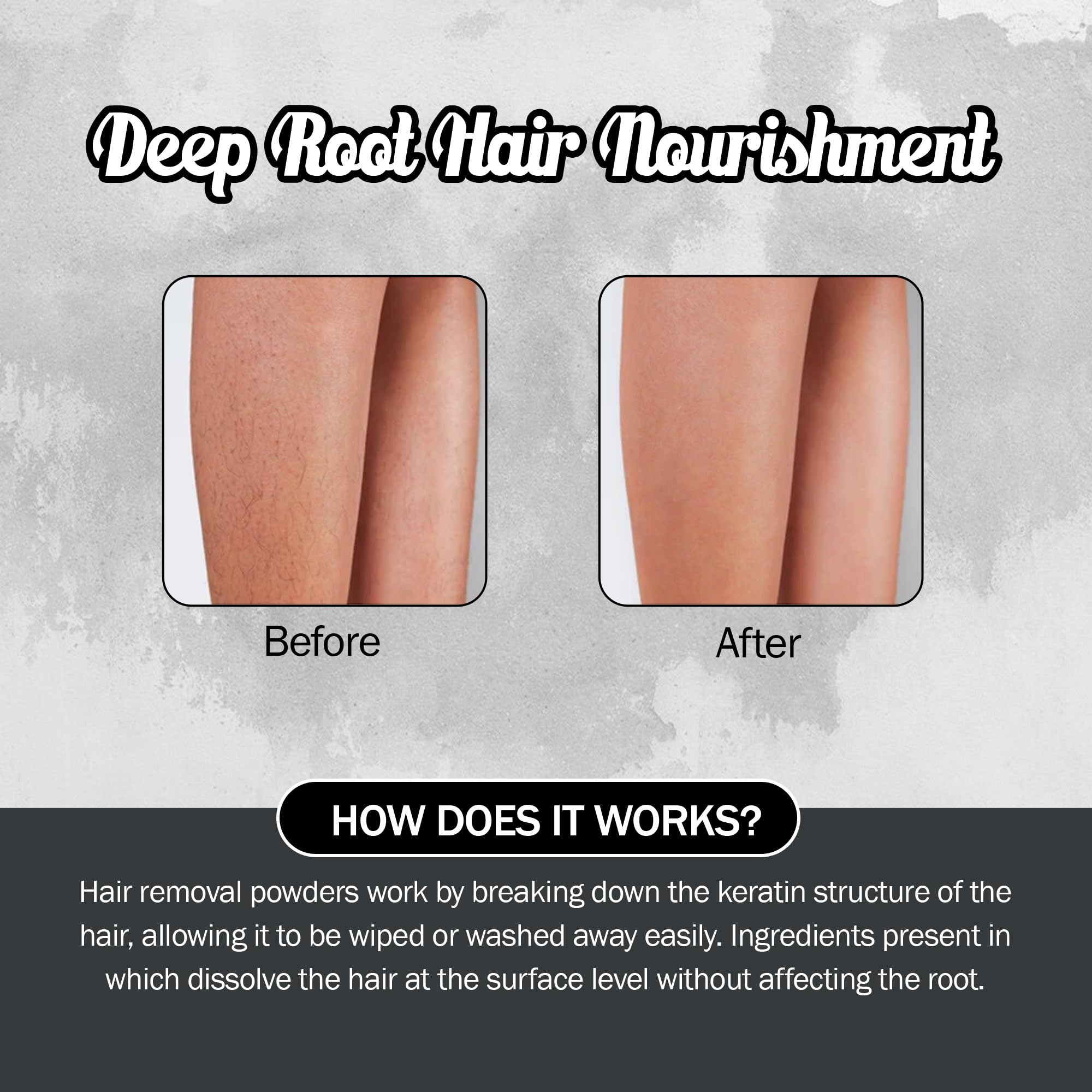 7DAYSNATURAL Hair Removal powder for Women for Hair Removal, Hair Removal Powder for Women, Herbal Wax Powder for Hair Removal (100gm)