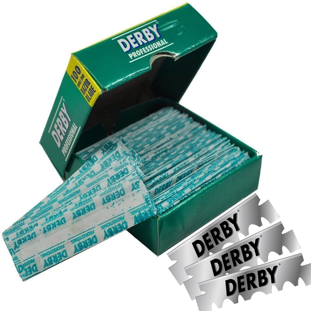 1000 "Derby Professional" Single Edge Razor Blades for straight razor
