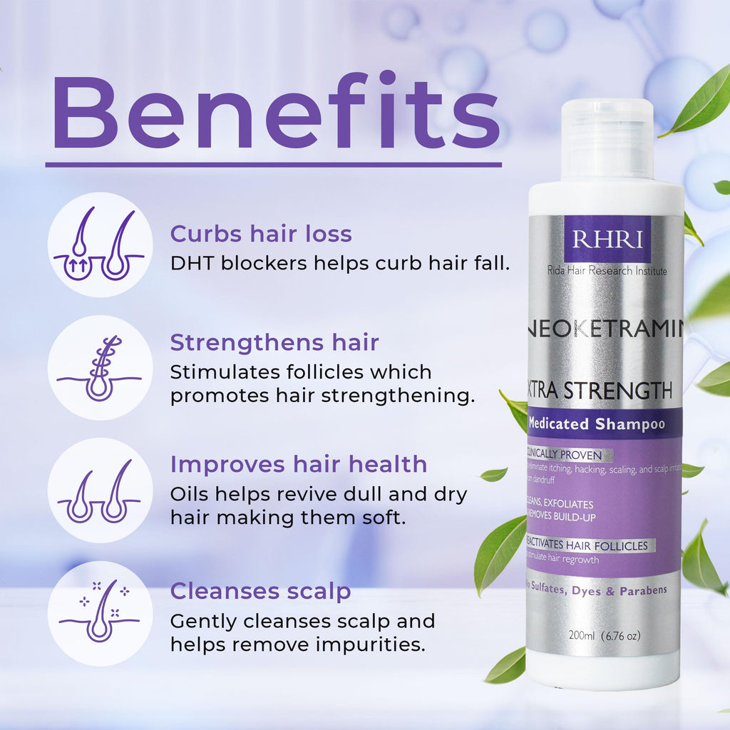 Anti Fungal Shampoo for Men & Women | Anti Dandruff, Medicated, Folliculitis Shampoo for Dry Scalp, Psoriasis, Ringworm | for Itchy, Flaky & Irritated Scalp | No Paraben & Sulphate | w/Scrubber Brush