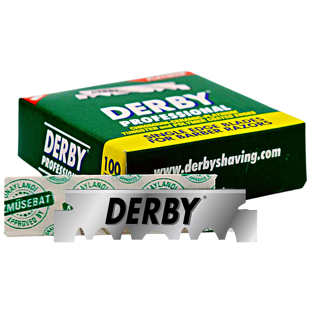 1000 "Derby Professional" Single Edge Razor Blades for straight razor
