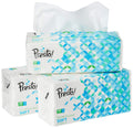 Amazon Brand - Presto! 2 Ply Facial Tissue Box | 600 Pulls | 200 Pulls X 3 Cartons | Soft And Highly Absorbent | 100% Natural Virgin Cellulose Fiber