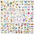 320 Patterns Temporary Tattoos, 36 Sheets Temporary Tattoos, Waterproof Fake Tattoo Accessories Animal Dinosaur Butterfly Mermaid Space Stickers Party Favors