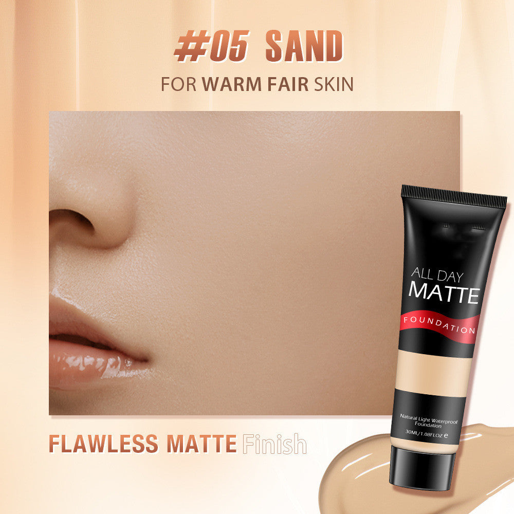 30ML Compact Liquid Foundation Long-lasting Moisturizing And Oil Controlling Smear-proof Makeup Foundation