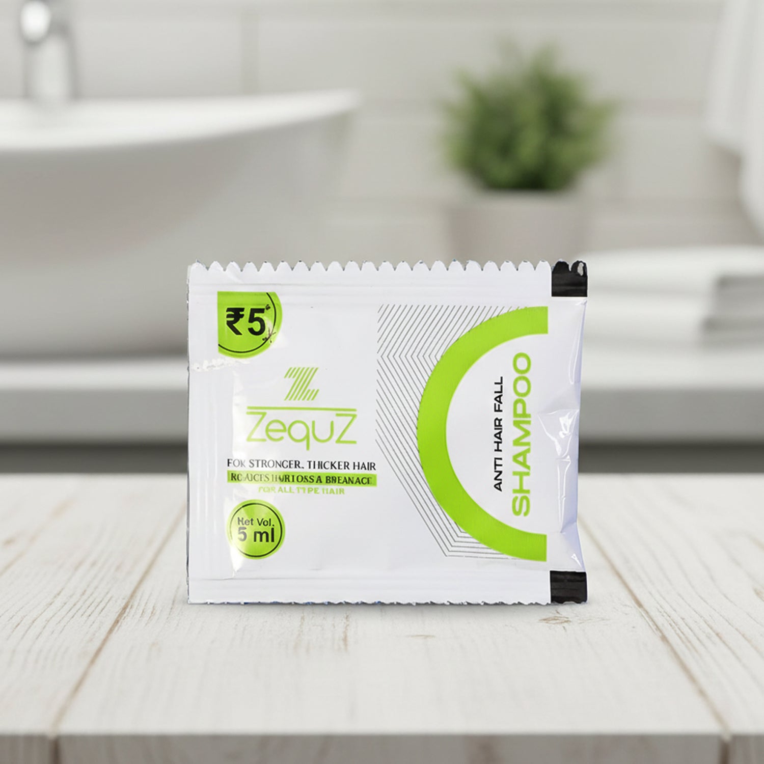 Zequz Anti-hair Fall Strengthening Shampoo Sachet (5 Ml  1 Pc)