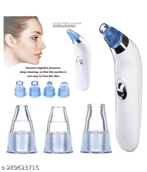 Derma Suction Vacuum Skin Cleanser | 4 in 1 Multi-function Blackhead Remover Tool | Remover Kit Skin Cleaner | Pimple Removal Tool | Ane Removal Tool