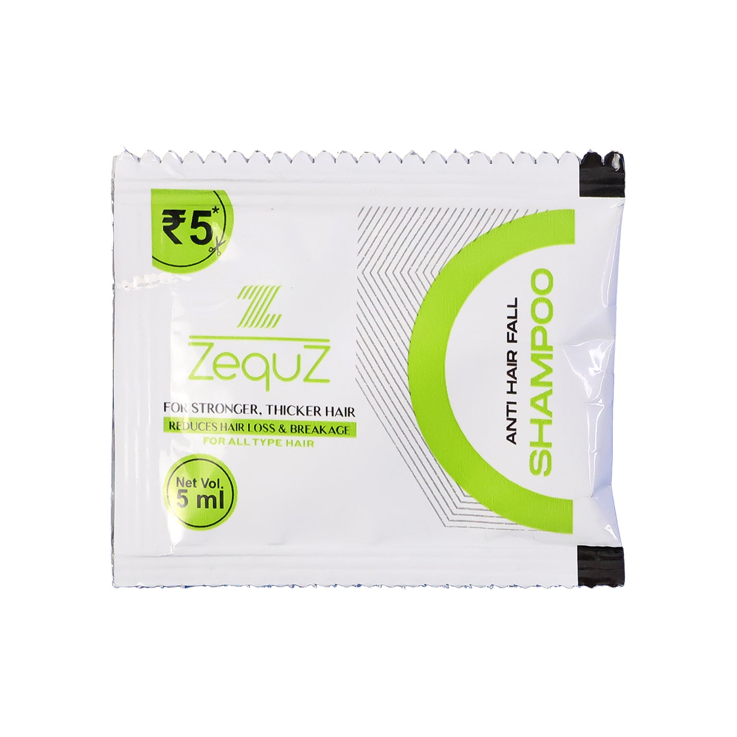 Zequz Anti-hair Fall Strengthening Shampoo Sachet (5 Ml  1 Pc)