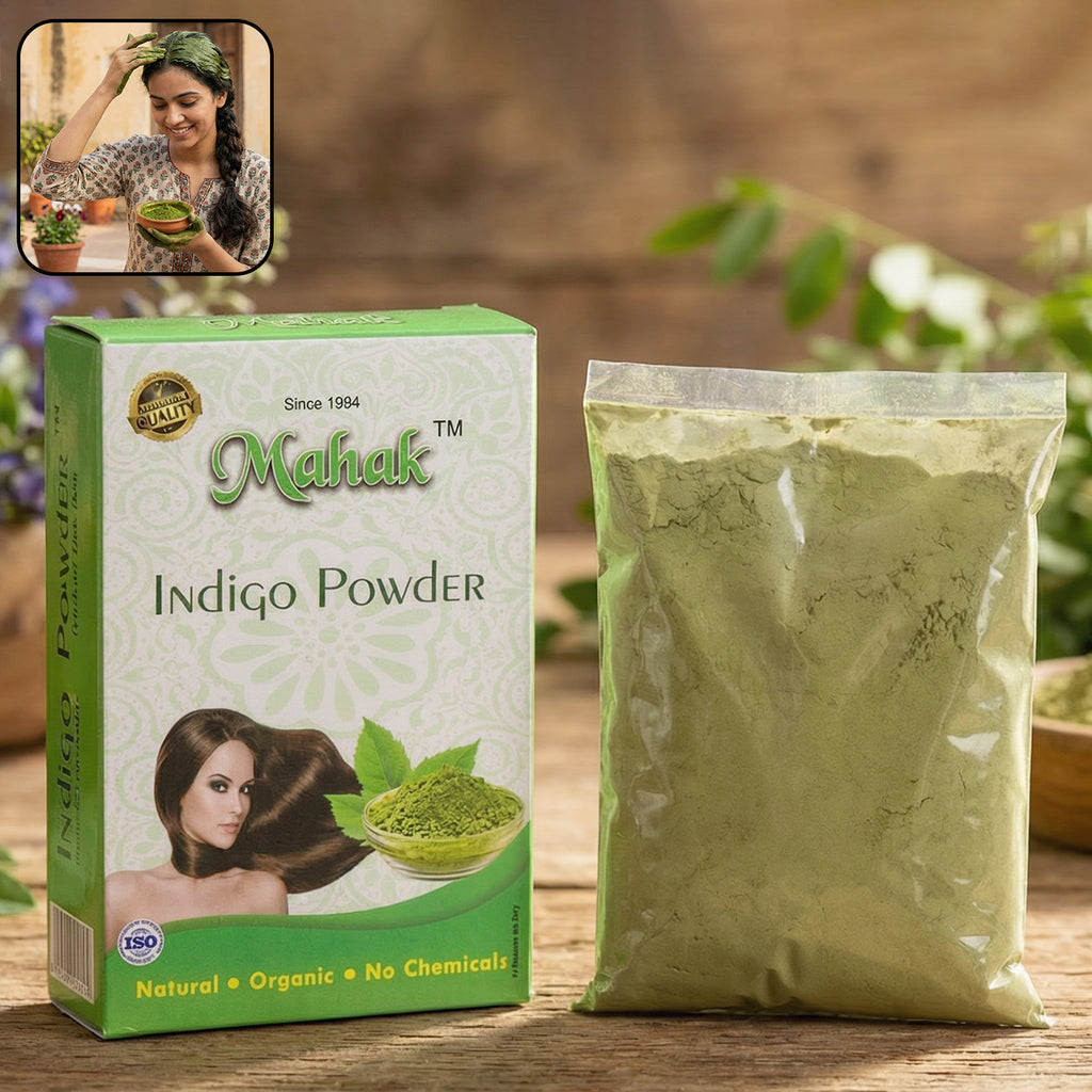 Natural Indigo Powder For Traditional Hair Care 80 Gm – Gloss & Glory